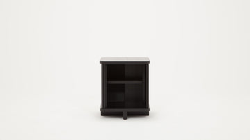 Tambour End Table – Black – view 4