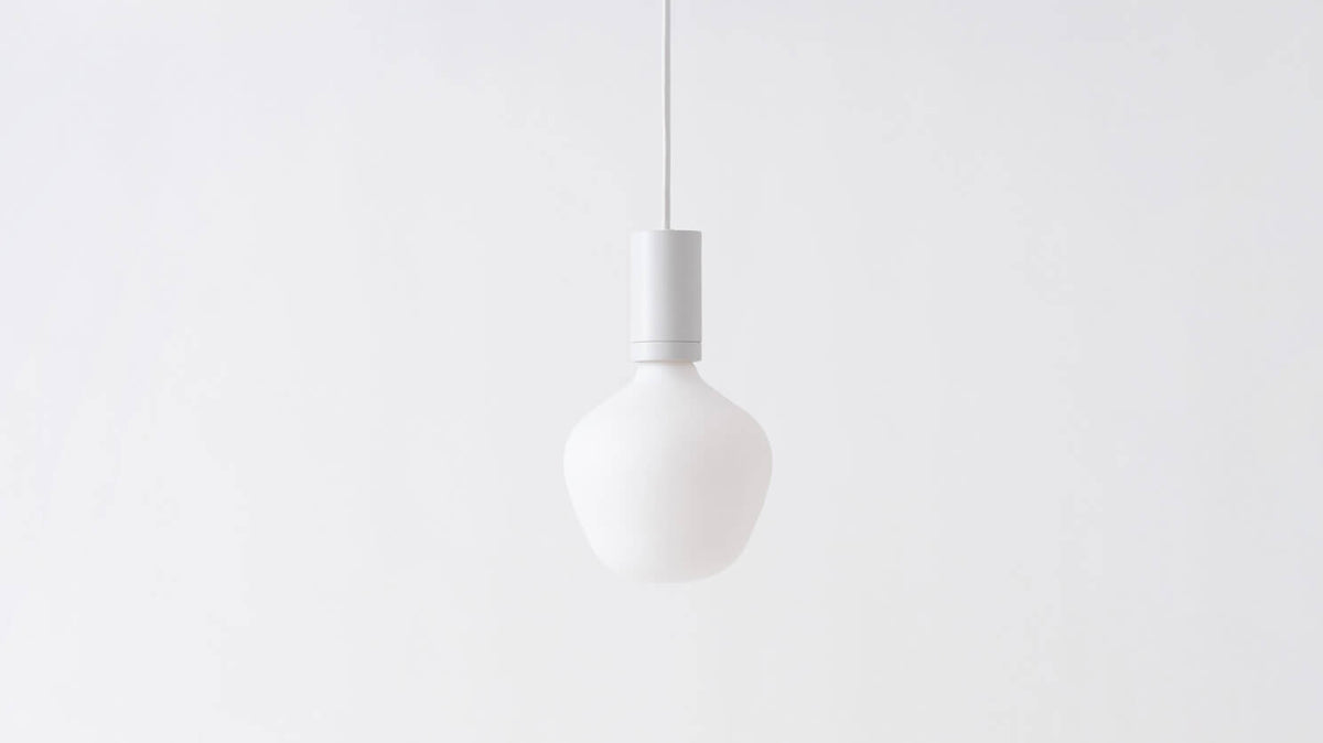Custom Pendant Base – Plug-In / White