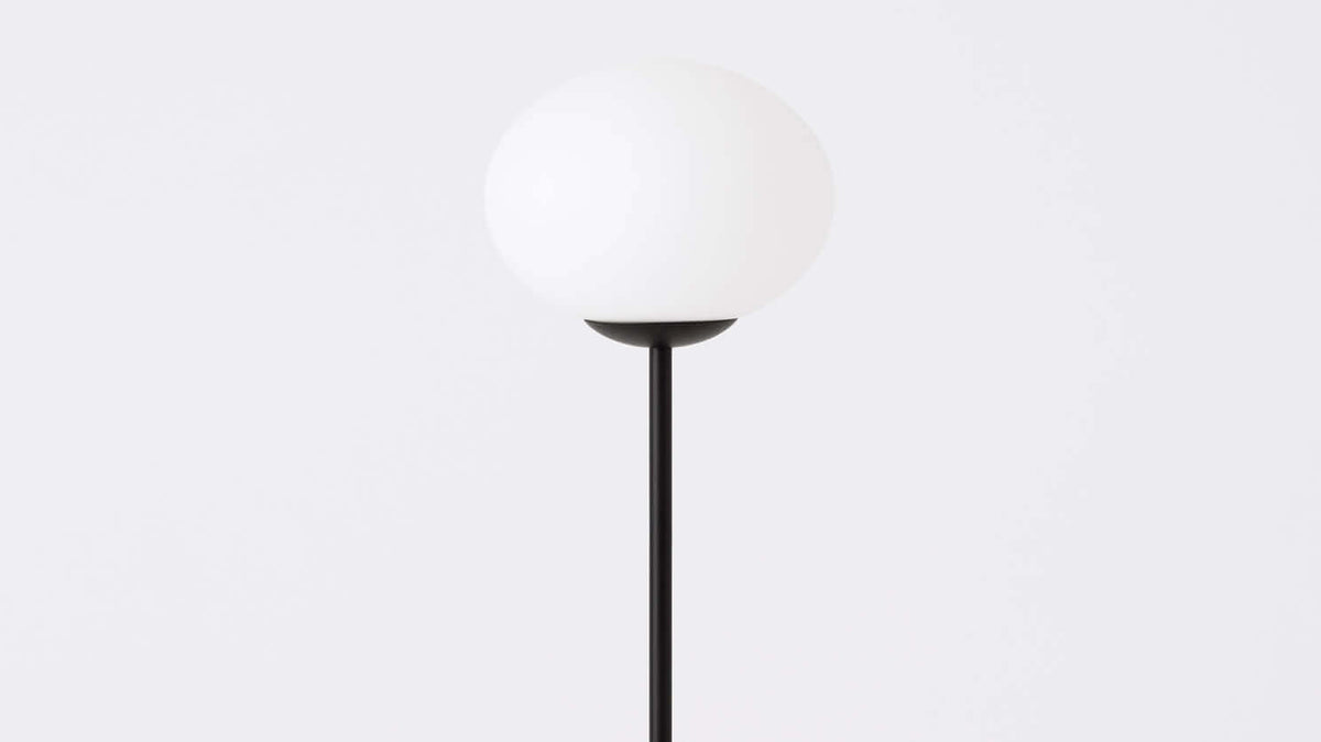 Grove Opal Floor Lamp – Black – view 2