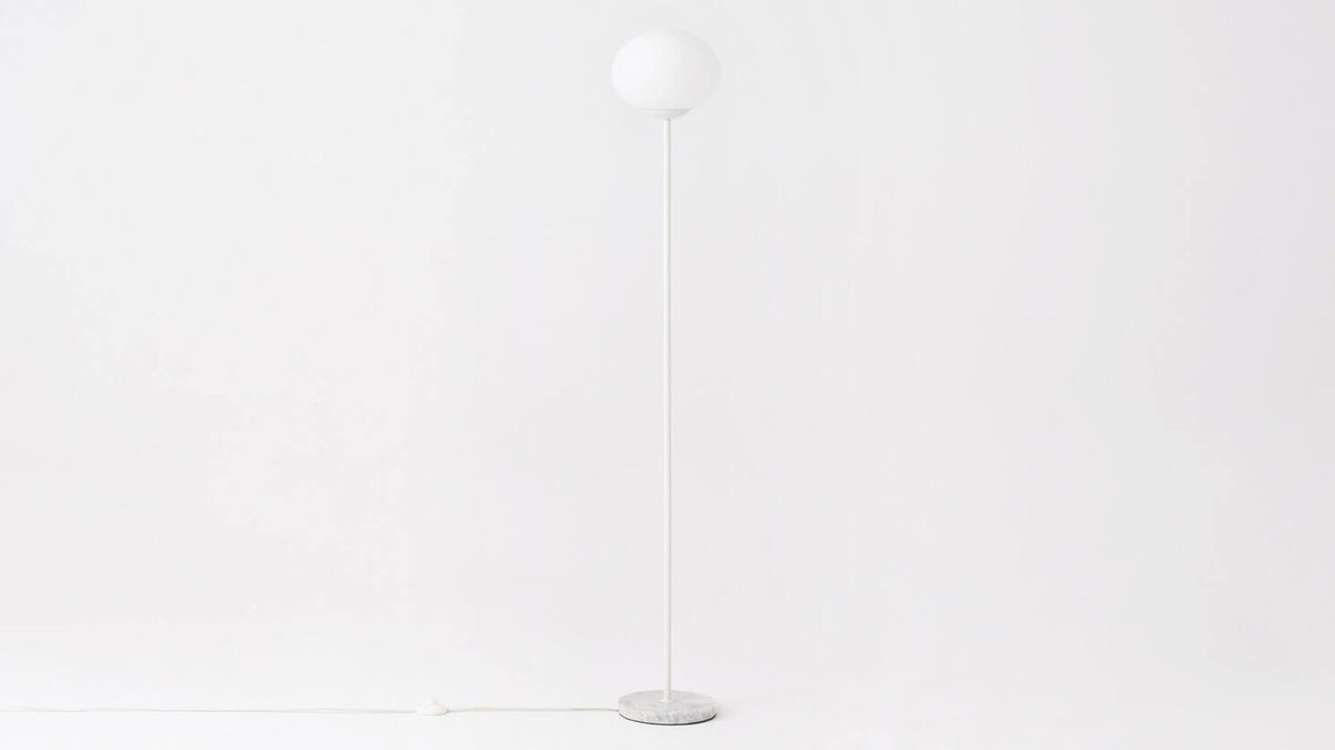 Grove Opal Floor Lamp – White