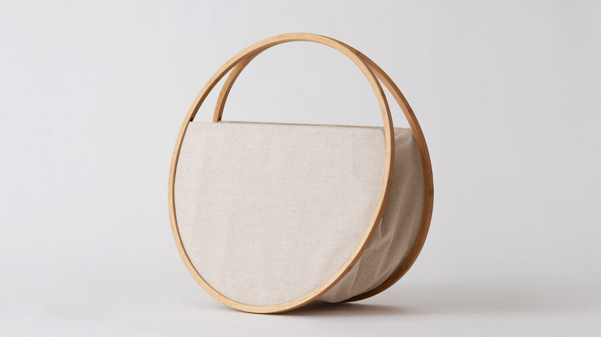 Leo Round Basket – Bamboo – view 2