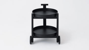 Bar Cart – Black Oak