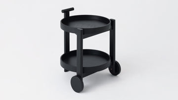 Bar Cart – Black Oak – view 2