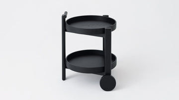 Bar Cart – Black Oak – view 3