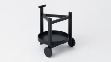 Bar Cart – Black Oak – view 4