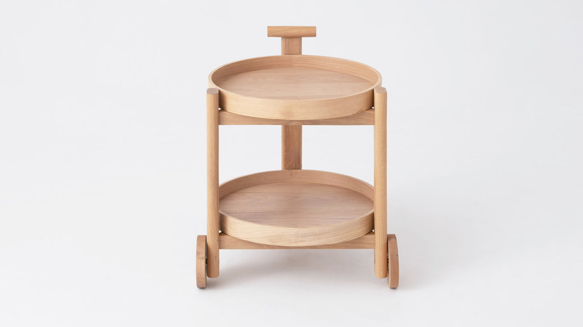 Bar Cart – Natural Oak