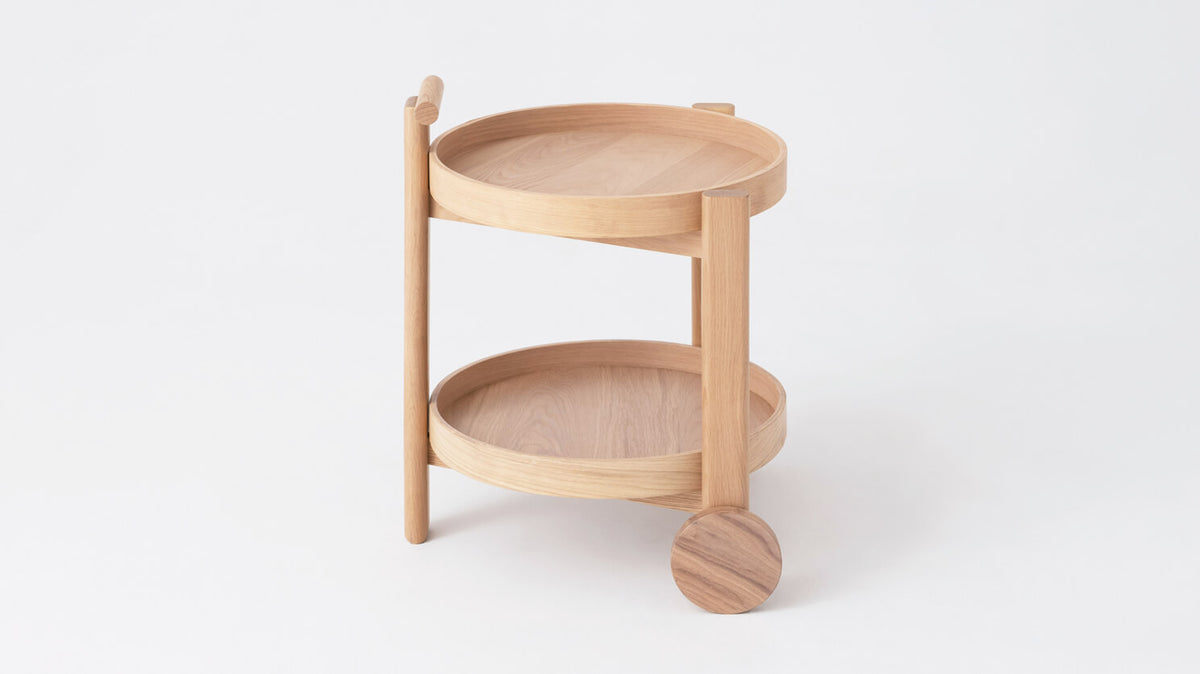 Bar Cart – Natural Oak – view 3