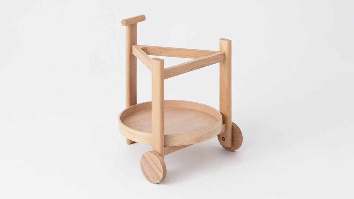 Bar Cart – Natural Oak – view 4