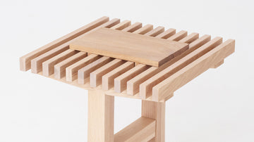 Oak with a Small Oak Rectangular Tray