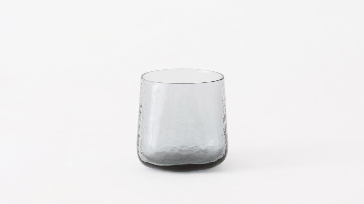 Ripple Tumbler Glass – Grey
