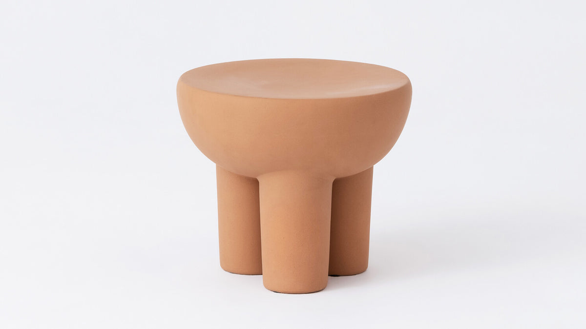 Bingo End Table – Terracotta