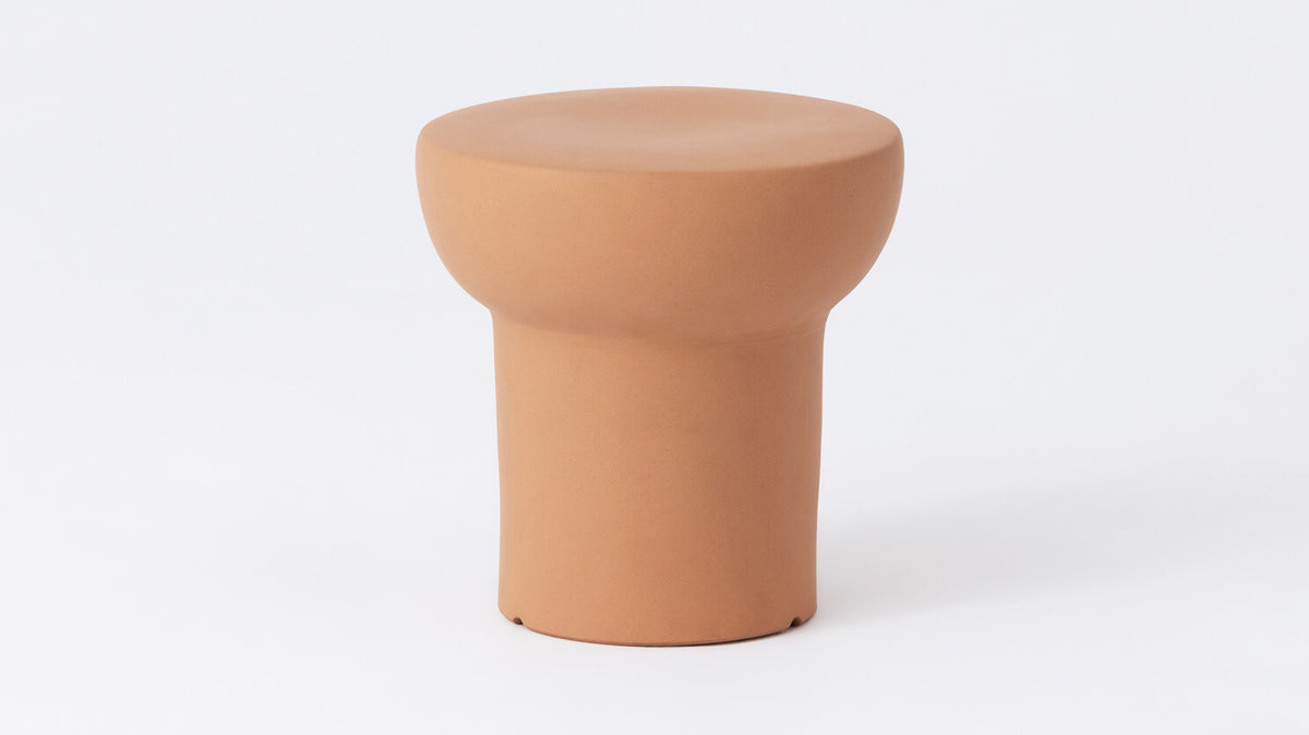 Bongo End Table – Terracotta