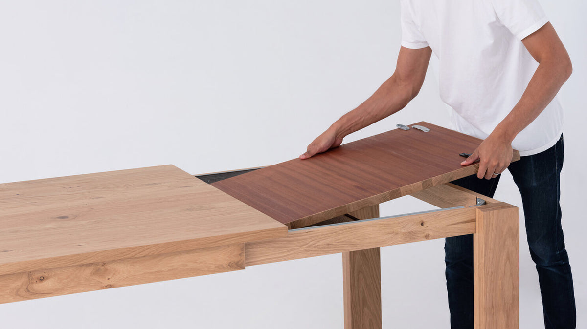Bon Expandable Dining Table – 60" (Expandable to 82") / Oak – view 10