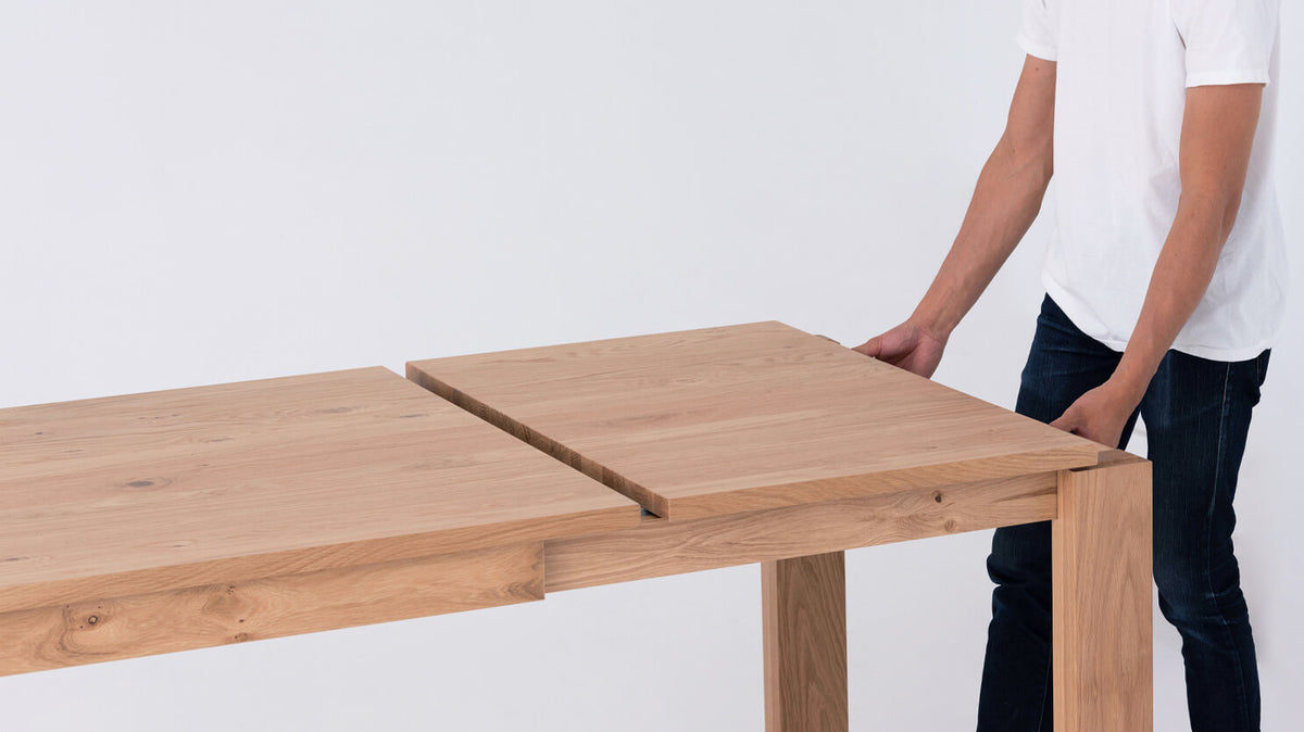 Bon Expandable Dining Table – 60" (Expandable to 82") / Oak – view 14