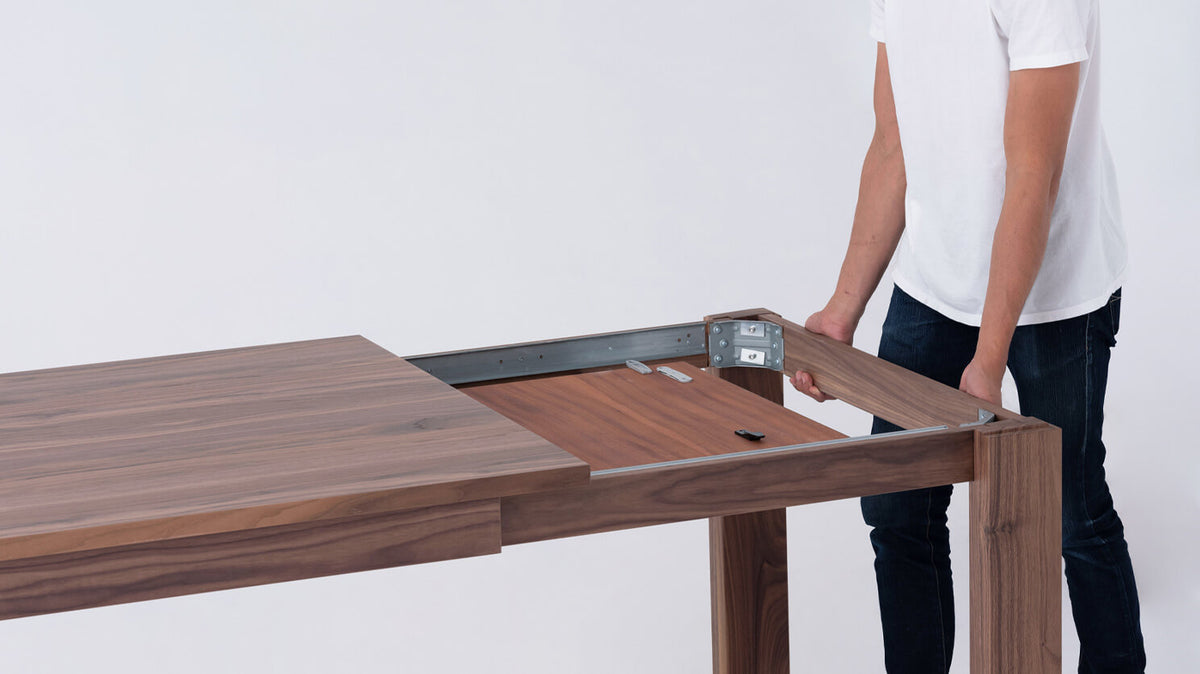 Bon Expandable Dining Table – 60" (Expandable to 82") / Walnut – view 9