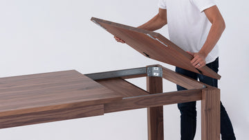 Bon Expandable Dining Table – 60" (Expandable to 82") / Walnut – view 12