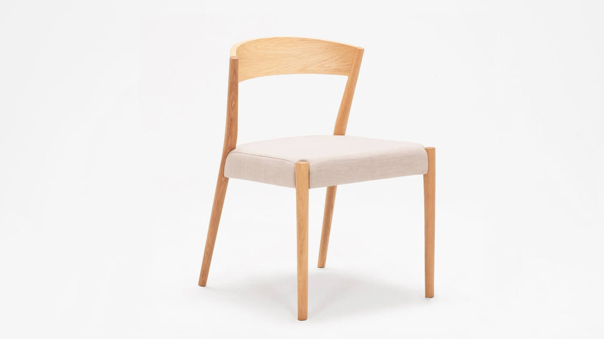 Wren Dining Chair – Wood Back / Oak – view 2