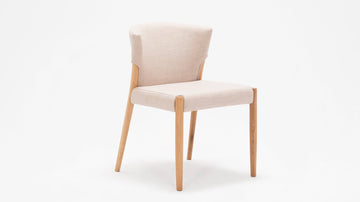 Wren Dining Chair – Upholstered Back / Oak – view 2