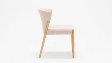 Wren Dining Chair – Upholstered Back / Oak – view 3