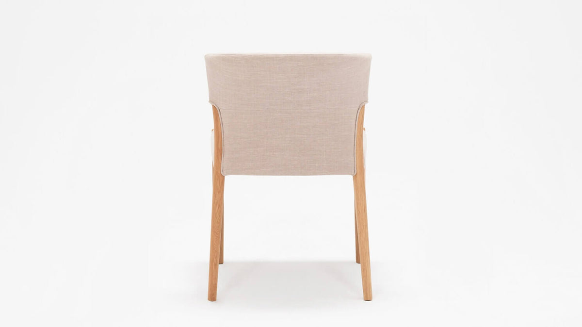 Wren Dining Chair – Upholstered Back / Oak – view 4