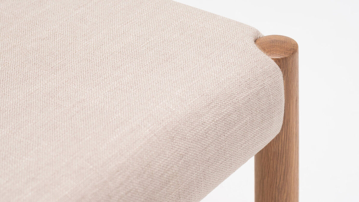 Wren Dining Chair – Upholstered Back / Oak – view 5