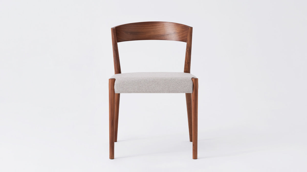 Wren Dining Chair – Wood Back / Walnut