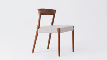 Wren Dining Chair – Wood Back / Walnut – view 2