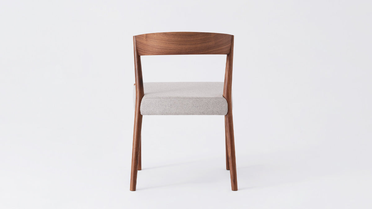 Wren Dining Chair – Wood Back / Walnut – view 4