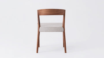 Wren Dining Chair – Wood Back / Walnut – view 4