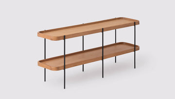 Sage Console Table – Oak – view 2