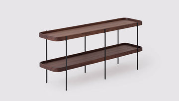 Sage Console Table – Walnut – view 2