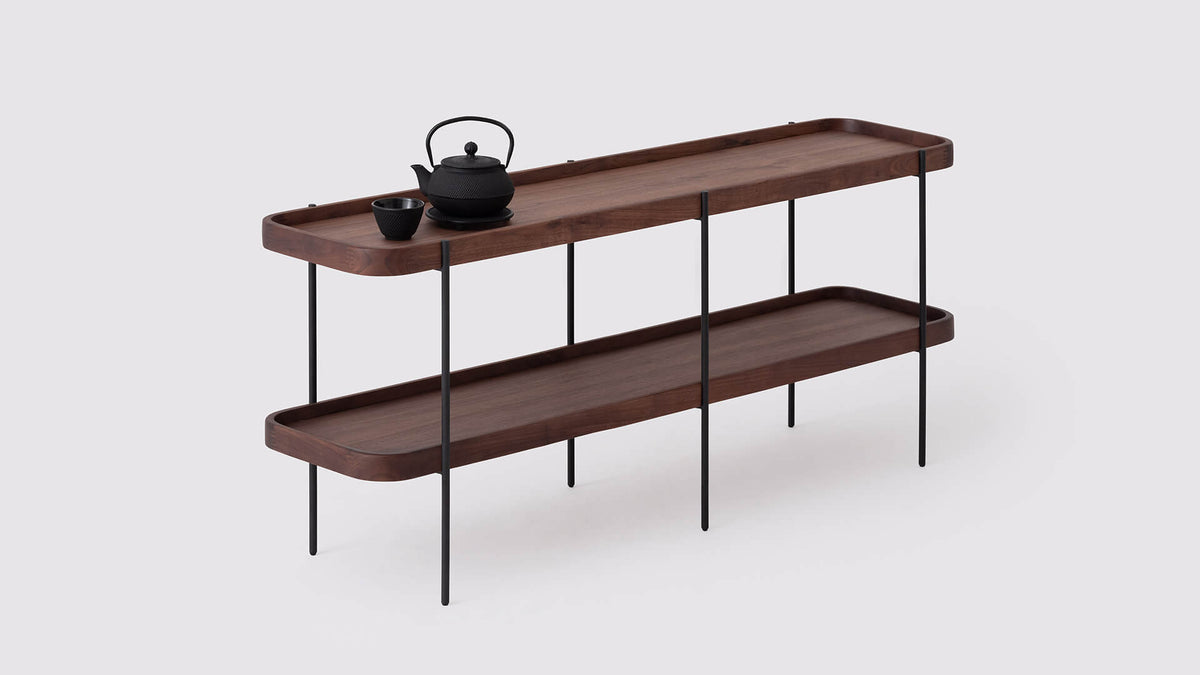 Sage Console Table – Walnut – view 3