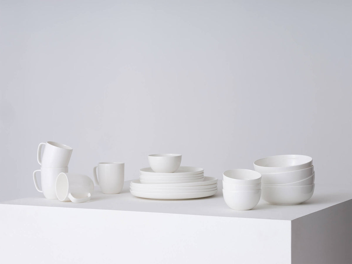 Raval Dinner Set – White