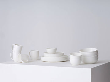 Raval Dinner Set – White