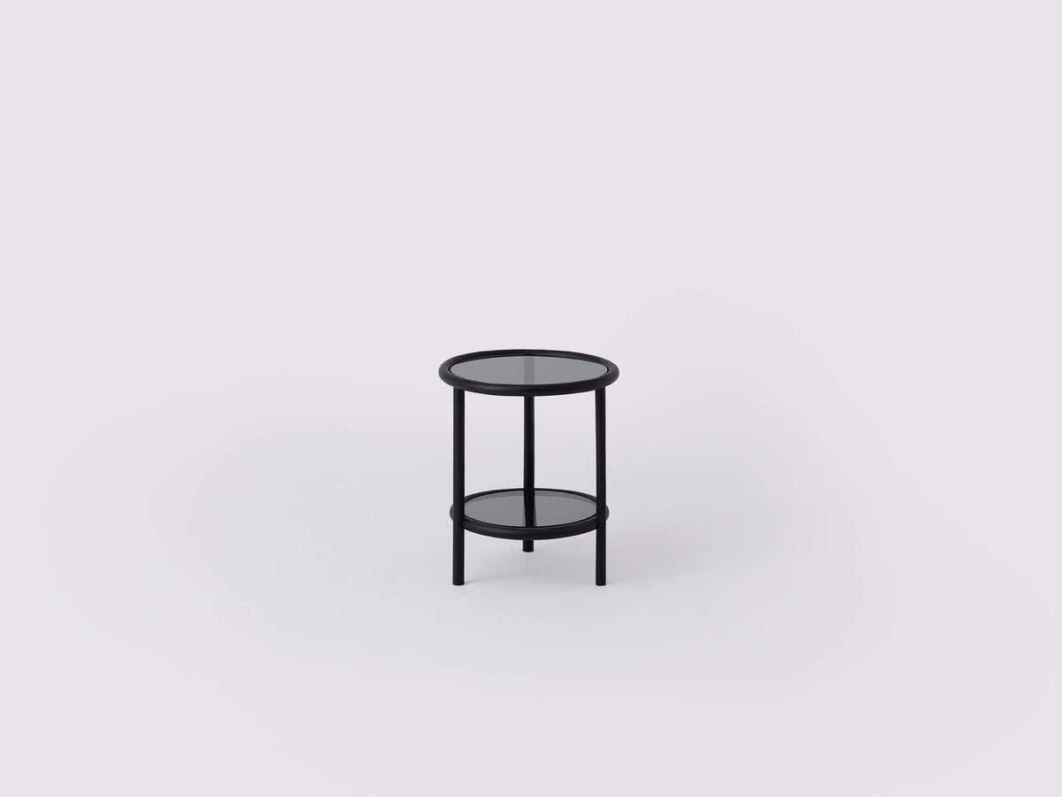 Tubular End Table – Black