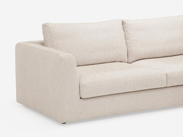 Coda Beach - Right Hand Facing Backless Chaise - 1.5" Legs