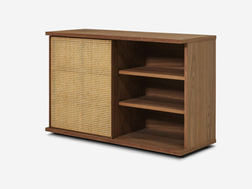 Standard - Walnut - Cane Doors