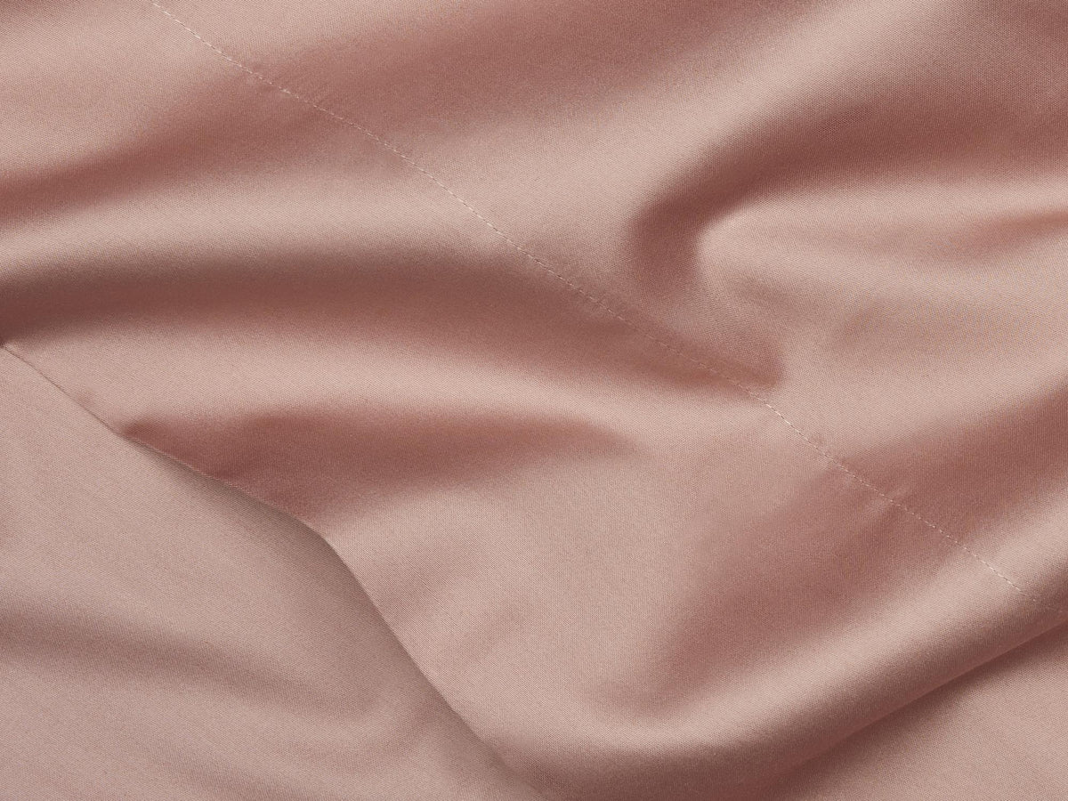 Silk & Snow Egyptian Cotton Bedding Set – Full / Misty Rose – view 2