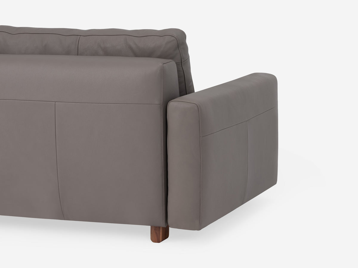 Suave Chrome with Walnut legs - Narrow arms