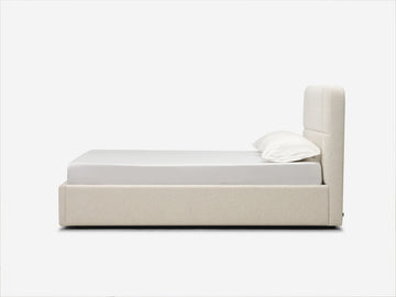 Veneto Sand - Queen - Low - Grid - Round Headboard