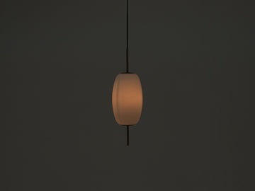 Silk Pendant Lamp – Medium / Brass – view 2