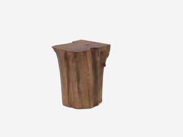 Solid Teak Stool - Rectangle – Reclaimed Teak – view 6
