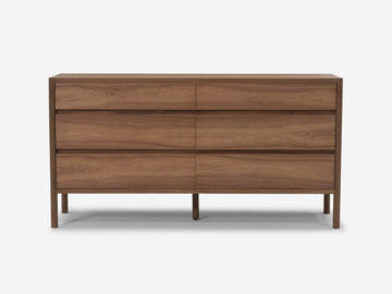 Monarch Double Dresser – Walnut
