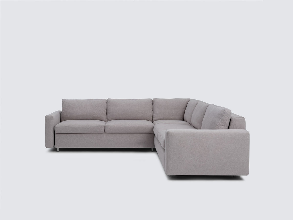 Ava Cloud with Stainless Steel Legs - Narrow Arms - Left Hand Facing Loveseat