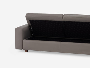 Suave Chrome with Walnut legs - Standard arms