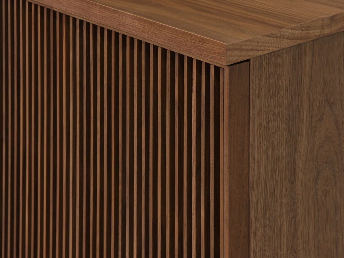 Walnut - Slatted Door