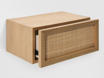 Stadium Floating Nightstand – Oak – view 4