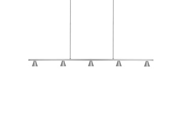Dune Linear Pendant – 47" / Brushed Nickel