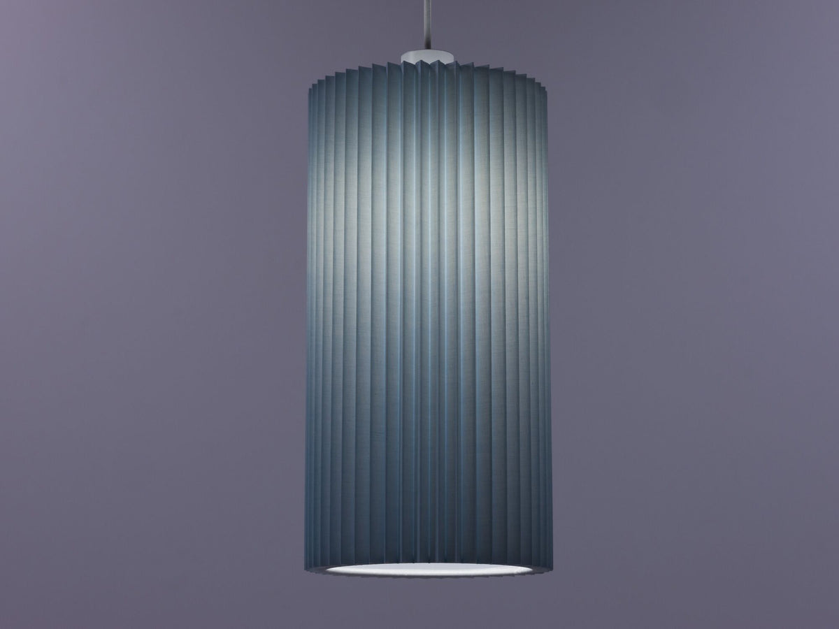Custom Pleat Cylinder Pendant – view 4