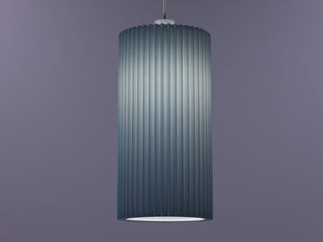 Custom Pleat Cylinder Pendant – view 4